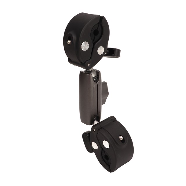 Crab Pince Pince Support de Support, Rotation de 360 Degrés de Serrage Forte Double Pince à Bille pour Vélo