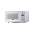 thumbnail image 1 of Commercial Chef 1.4 Cu. Ft. Countertop Microwave Oven, Touch Controls with Digital Display, 1100W, Push Button Door, CHM14110W6C, White, 1 of 7