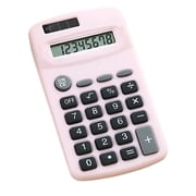 Mini Student Calculator, Portable Solar Calculator, Eight Digit Display, Multifunctional Math Calculator, School Office Desk Calculator, Compact Lightweight Calculator
