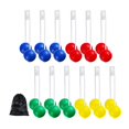 thumbnail image 2 of Lipstore 12 Pcs Balles Échelle Balles Échelle pour Activités Intérieures Extérieures Cour Familiale, 2 of 8