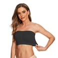 thumbnail image 2 of Eyewear Storage 38hh Strapless Bra Womens Non Padded Bandeau Bra Wire Strapless Convertible Bralettes Basic Layer Top Bra, 2 of 9