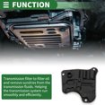 thumbnail image 3 of Unique Bargains K310 LOW Automatic Transmission Filter Kit Set No.353300W050 for Toyota Allion, 3 of 7