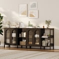 thumbnail image 4 of Kojooin Buffet Moderne avec Rangement à Porte en Verre, Tiroirs et Tablettes Ajustables pour Cuisine Ou Salle à Manger, 4 of 8