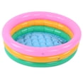 thumbnail image 2 of Inflatable Swimming Pool, 3 Air Rings Bright Color Soft Floor PVC Material Easy Meet Children Different Requirements, 2 of 7