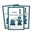thumbnail image 1 of Darling Souvenir White Birthday Invitation Card Printable Elegant Fill or Write In Blank Party Invites 28 Pcs 5 x 7 Inches, 1 of 5