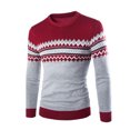 thumbnail image 1 of EGNMCR Chandail pour Hommes Chandail d'Hiver à Manches Longues Col Rond Chandail Décontracté Chandail Chemise de Base Col Rond Chandail, 1 of 3