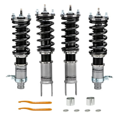 Maxpeedingrods Ensemble de Suspensions pour Honda Civic 1996-2000, Vérins, Amortisseurs, Amortisseur Réglable