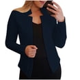 thumbnail image 2 of TIMIFIS Womens Casual Blazers Open Front Long Sleeve Work Office Jackets Blazer-NavyFall/Winter, 2 of 5