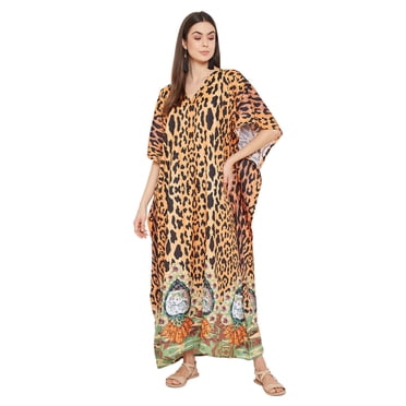 Womens Long Kaftans Plus Size Caftan Dress Evening Gown Party Summer Beach Sundress Kimono Sleeve Long Casual Dresses Online
