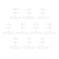 thumbnail image 2 of HILABEE 10 Pieces Doll Display Stand Holder Plastic Doll Stand Holder for 12 Inch Dolls, 1, 2 of 9