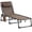 Brown, variant on Outsunny Folding Lounge Chair, Reclining Tanning Chair with Adjustable Back