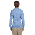 thumbnail image 3 of Hanes ComfortBlend EcoSmart Chandail à Col Rond pour Garçon, TP, Bleu Pâle, 3 of 4
