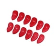 thumbnail image 1 of facefd 12 Pieces Waterproof PU Leather Golf Iron Head Cover Headcover Set Red, 1 of 5