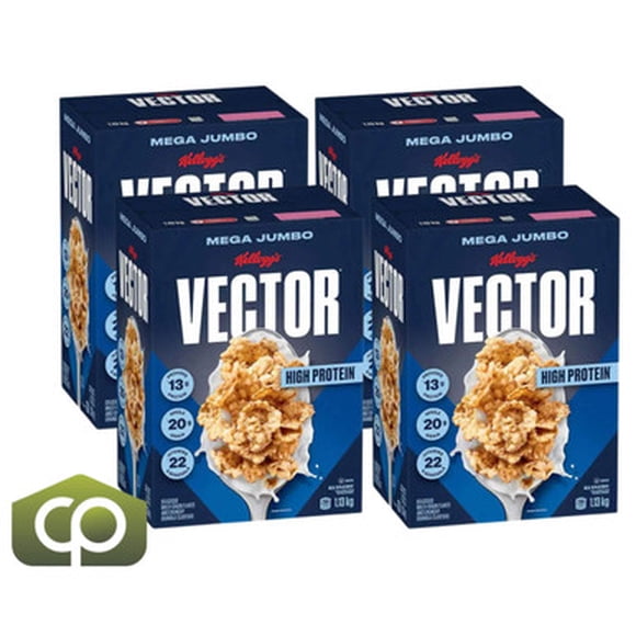 Kellogg’s Vector - 1.13 kg | Meal Replacement Cereal with 22 Essential Vitamins(4/Case)