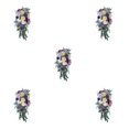thumbnail image 3 of Maytalsory Wide Application Artificial Flower Realistic Appearance Low Maintenance Vintage purple 5Set, 3 of 6