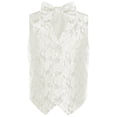 thumbnail image 1 of LiiYii Gilet Formel à 4 Boutons pour Garçons, Costume de Gentleman, Col en V, Robe de Bal de Mariage, Blanc 12, 1 of 4