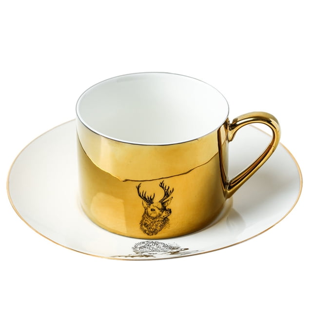 EGNMCR Tasses Mouvantes Reflet Tasse à Café Créative, la Réflexion Se Mouve avec la Rotation de la Tasse, Tasse à Café et Tasse à Thé Tasses en Céramique