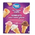 thumbnail image 1 of Cornets à crème glacée de Great Value, 1 of 3