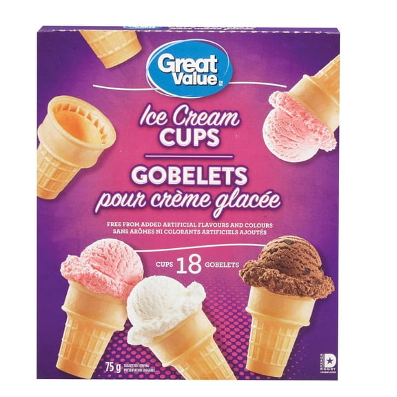 Cornets à crème glacée de Great Value