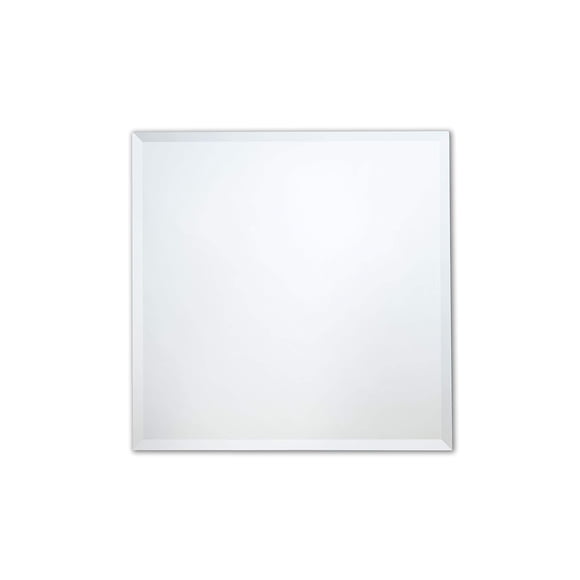 Better Bevel 30" x 30" Frameless Rectangle Mirror | 1" Beveled Edge | Bathroom Wall Mirror