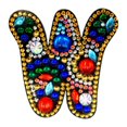 thumbnail image 1 of Porte-clés de Noël 26 Lettres Pendentif Strass, 1 of 8