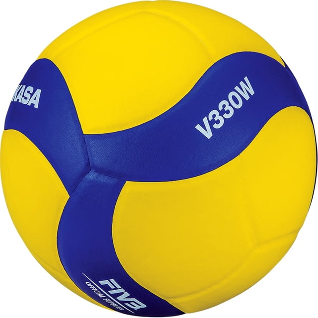 Mikasa V330W FIVB Club Version Ballon de Volleyball Intérieur Composite de Taille Officielle 5. Présente un design Aérodynamique unique à 18 Panneaux avec un Schéma de Couleurs Bleu royal et Jaune à Fort Contraste pour une Meilleure Visibilité. Fabriqué avec une Housse Composite exclusive et un Centre Enroulé en Nylon, Ce Ballon Est une Réplique du Ballon des Jeux Olympiques de 2020 (V200W) et Est Idéal pour l'Entraînement en Club. Vendu Dégonflé, Pompe Non Incluse.