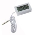 thumbnail image 1 of ZheElen Digital Aquarium LCD Thermometer Black Temperature Monitor With External Probe for Fish Tank Water, 1 of 8