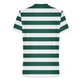 thumbnail image 4 of Pitauce T-Shirt à Manches Courtes Rayé pour Homme Col Ras du Cou Haut Basique Chemise Décontractée de Travail, 4 of 4