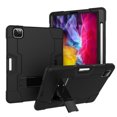 thumbnail image 1 of Mignova for iPad Pro 11 2020 Case,Hybrid Heavy Duty Three Layer Full-Body Shockproof Armor Defender Rugged Protective Case Cover with Stand for Apple iPad Pro 11 Inch Case 2020/2018(Black/Black), 1 of 7