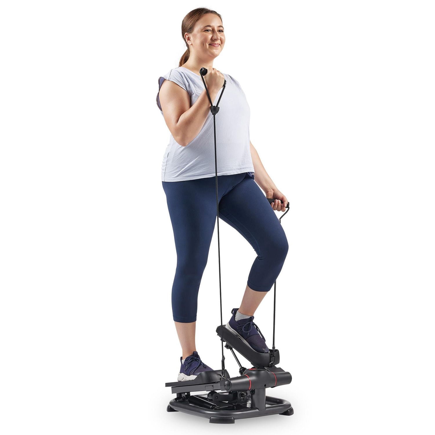 Stepper Power Sunny Health & Fitness avec bandes de résistance – SF-S021054