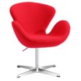 thumbnail image 2 of Chaise de salle à manger Canadian Swan rouge, 2 of 2