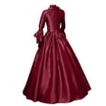 thumbnail image 2 of Halloween Costume Princess Robe Victorienne pour Femmes Robe Manches Évasées Cour Rétro Robes Grande Taille Robe de Bal Vintage, 2 of 4