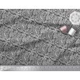 thumbnail image 2 of Soimoi Poly Georgette Fabric Leaves & Paisley Block Print Fabric by The Yard 42 Inch Wide, 2 of 3