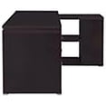 thumbnail image 4 of Scranton & Co Contemporary Wood L Shaped Writing Desk in Cappuccino, 4 of 11
