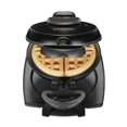 thumbnail image 3 of Proctor Silex Flip Belgian Waffle Maker, Nonstick Plates, Black (26090PS), 3 of 5
