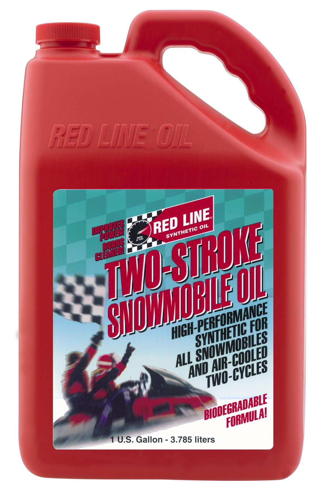 Red Line Oil Oil 41005 Synthetic; 1 Gallon Jug; Single; 2-Stroke Snowmobile Oil
