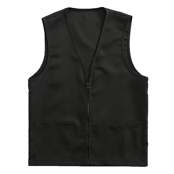 Baberdicy Jacket Vest Adult Postulant Activity Vest Supermarket Vests Clerk Workwear Girls' Outerwear Jackets & Coats Black