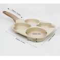 thumbnail image 3 of UsTZtai Maifan Non-Stick Hamburger Frying Pan, Thickened Bottom Induction Cooker Compatible, Mini Omelette Breakfast Skillet, 3 of 5
