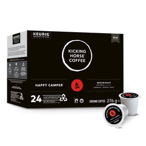 Kicking Horse Happy Camper, Roast moyen, K-Cup Coffee Pottes