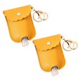 thumbnail image 2 of Cqxid Glass&Bottle Under $5 Hand Sanitizer Holder Keychain Bottle Container With Cover For Outdoor Storage, 2 of 2