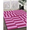 thumbnail image 3 of Ahgly Company Tapis Rond Lavable en Machine Intérieur Transitionnel Violet Violet, 8 Pieds Rond, 3 of 7
