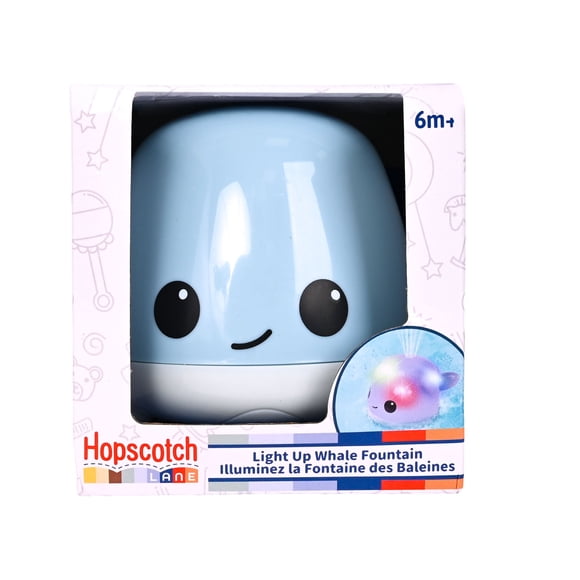 Hopscotch Lane Whale Light up Fountain Bath Toy | Baby and Toddler 6 Months and Older, Unisex