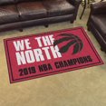 thumbnail image 4 of Fanmats NBA Champion Toronto Raptors 5X8 Rug, 4 of 5