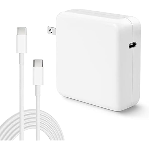 YJJSKEJI Mac Book Pro Charger, 96W USB C Fast Charger Power Adapter Compatible with New MacBook Air 13 Inch & MacBook Pro 16" 2021 2020 2019 2018, with 6.6ft USB C Cable