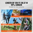 thumbnail image 4 of VEVOR Arborist Tree Climbing Rope Double Braid Polyester 1/2" x 120' 48-Strand, 4 of 9