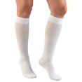 thumbnail image 1 of Truform Knee High Trouser Socks, Diamond Pattern: 15 - 20 mmHg, White, X-Large, 1 of 7