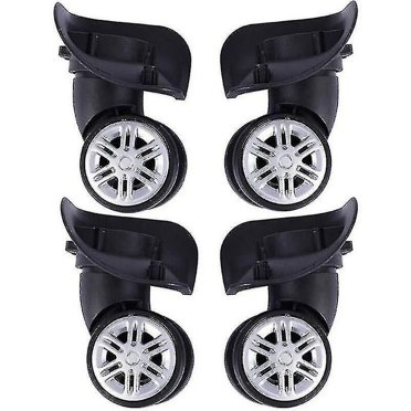 Lugga Roues de Remplacement pour Valise Roues de Voyage Valise Lugga Ensemble d'Accessoires de Remplacement pour Valise Gauche et Droite 2 Pa