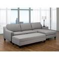 thumbnail image 1 of Andrew RHF Sectional w/Ottoman - Grey, 1 of 2