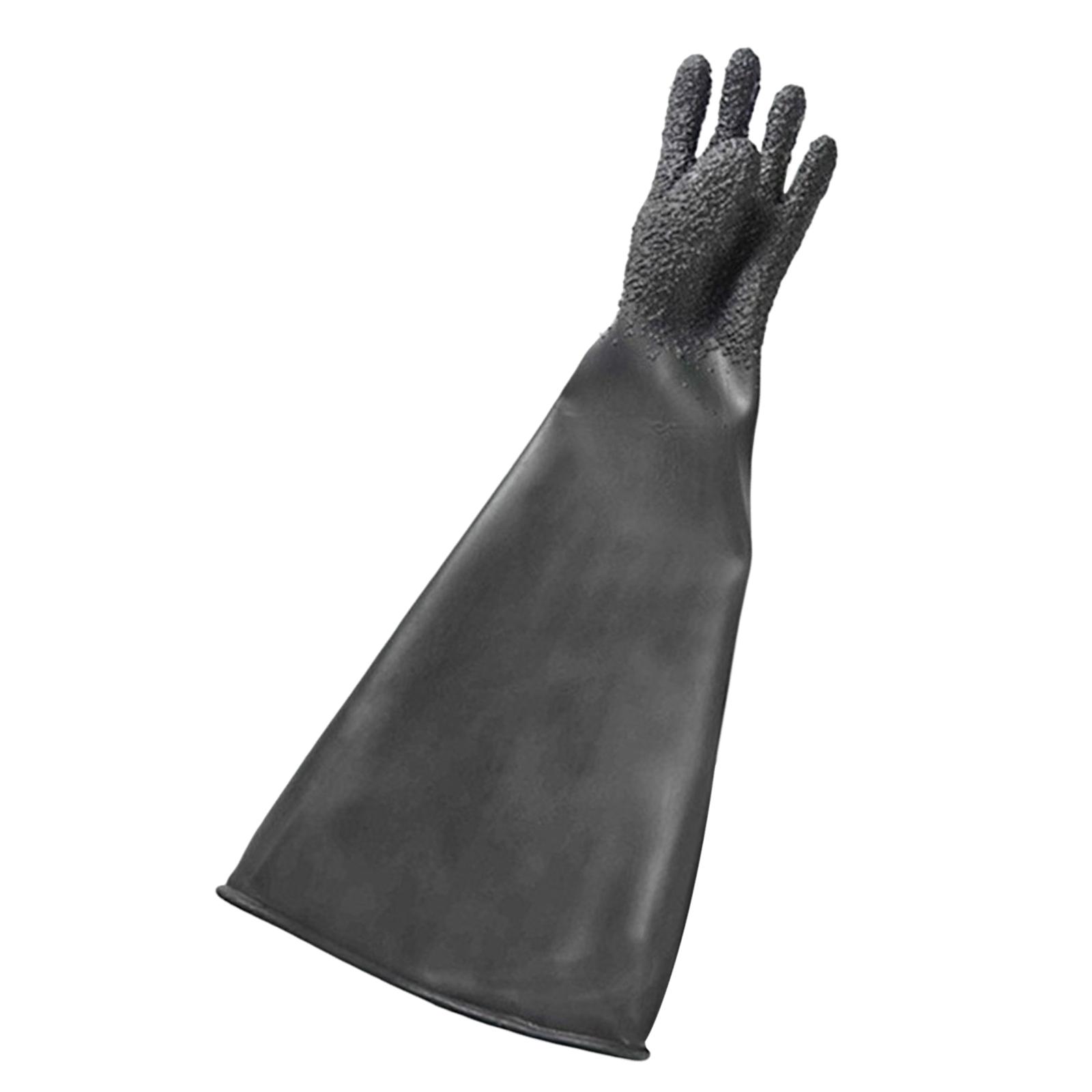 Heavy Duty Sand Protective Gloves Work Gloves for Machine Repair left