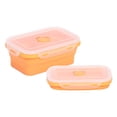 thumbnail image 2 of Boovnll Bento Box, 350Ml Silicones Folding Lunch Box, Bento Box Adult, Bento Box for Kids, Lunch Box Containers, 2 of 5